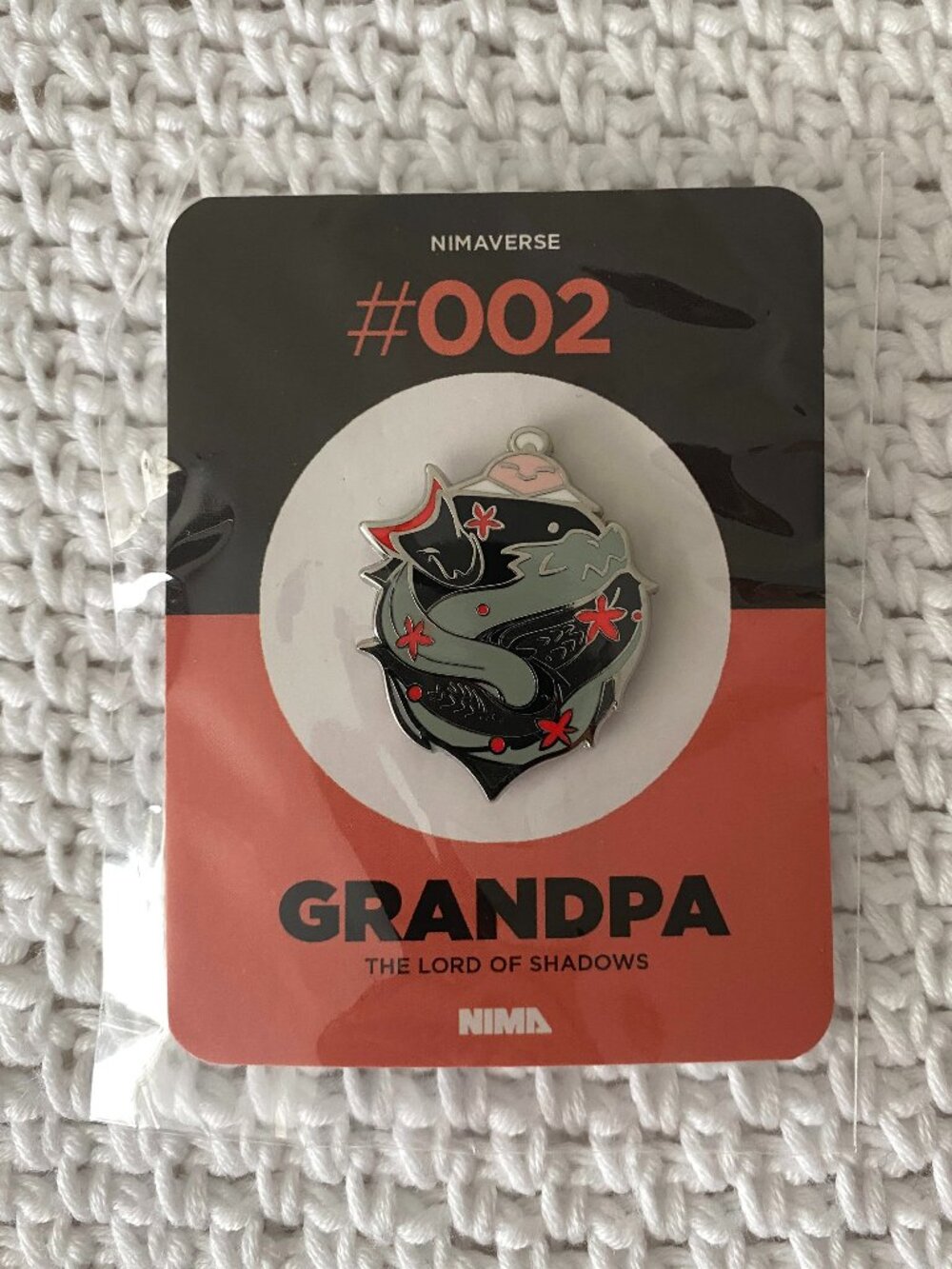 RossDraws (Ross Tran) Nimaverse #002 "Grandpa" The Lord of Shadows Enamel Pin
